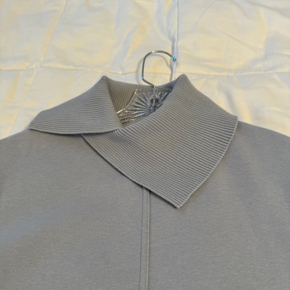 Athleta Gray Blue Sweatshirt Dress - Picture 2 of 6